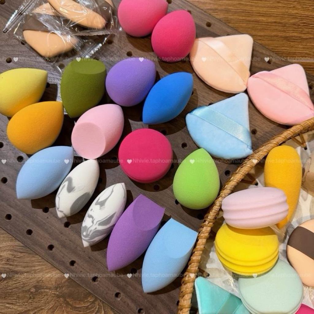 (KO CÓ VỎ SILICONE) Bông Mút Đánh Nền Các Loại NhiVie