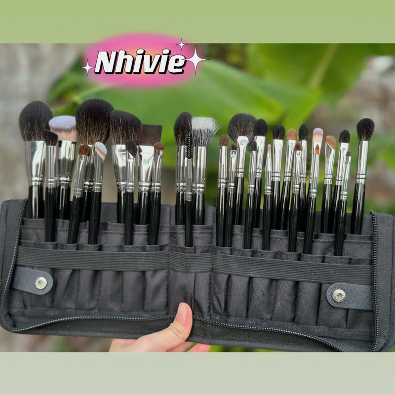 [Kèm Túi Đựng] Bộ Cọ 29 Cây Lông Thú Siêu Mềm Mịn, Đầy Đủ Cho Một Bộ Makeup Chuyên Nghiệp