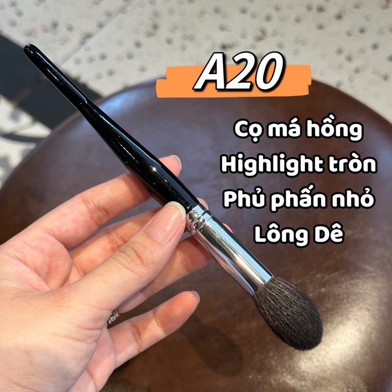 [ CỌ MÁ HỒNG, HIGHLIGHT ] LÔNG DÊ CỌ MÁ HỒNG VÀ BẮT SÁNG LÔNG DÊ CHUYÊN NGHIỆP NHIVIE A20
