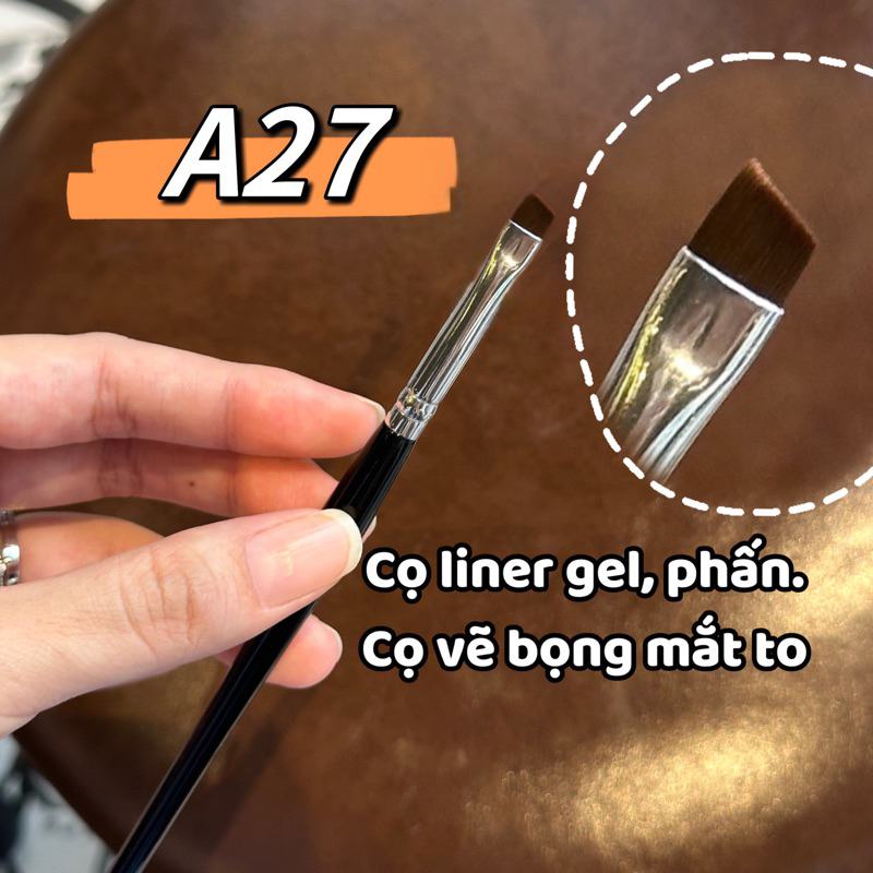 Cọ liner dùng gel, cọ vẽ bọng mắt chuyên nghiệp