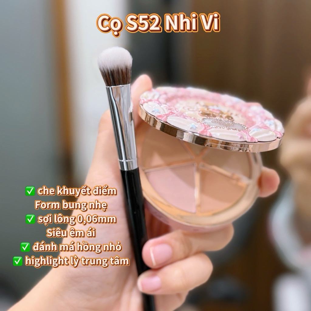 Cọ Che Khuyết Điểm Form Vát Xéo Siêu Mềm Mã S52 cọ NhiVi