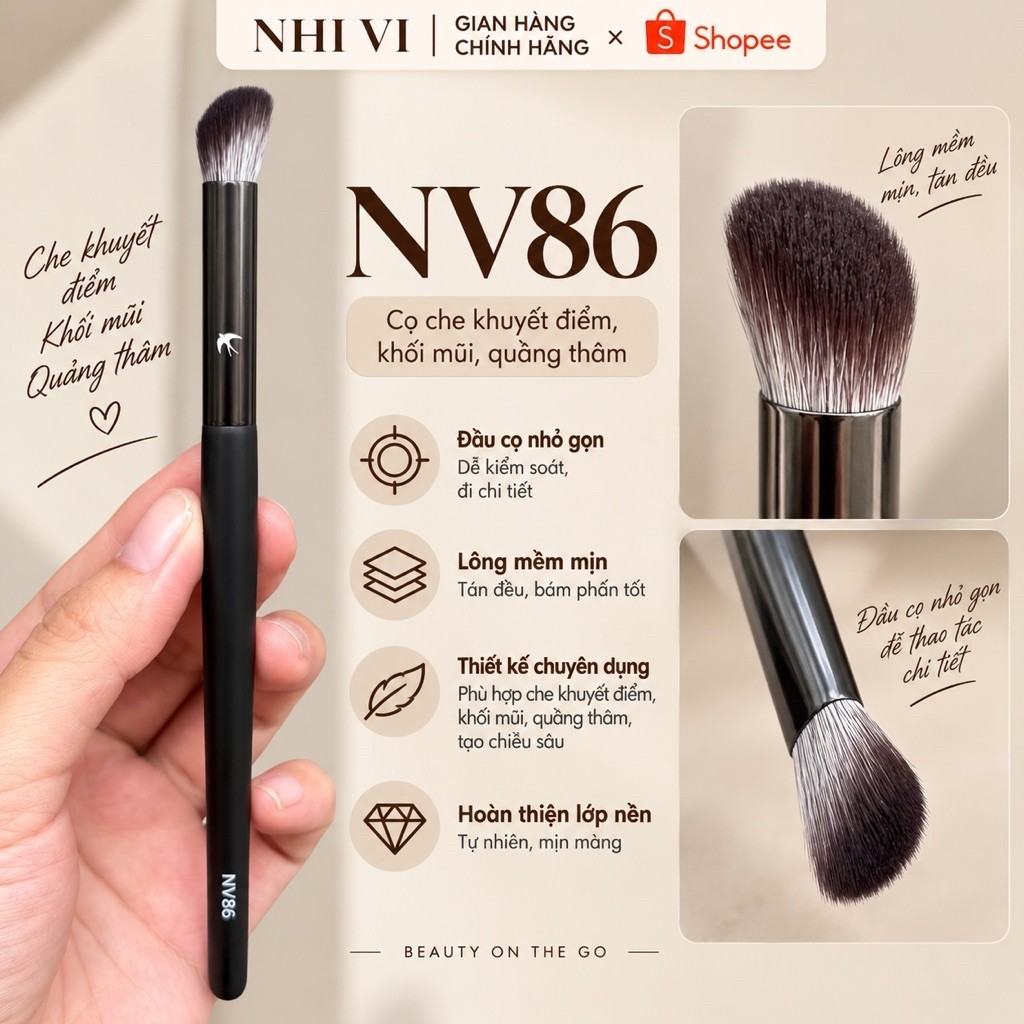 แปรงคอนซีลเลอร์อเนกประสงค์ NV86