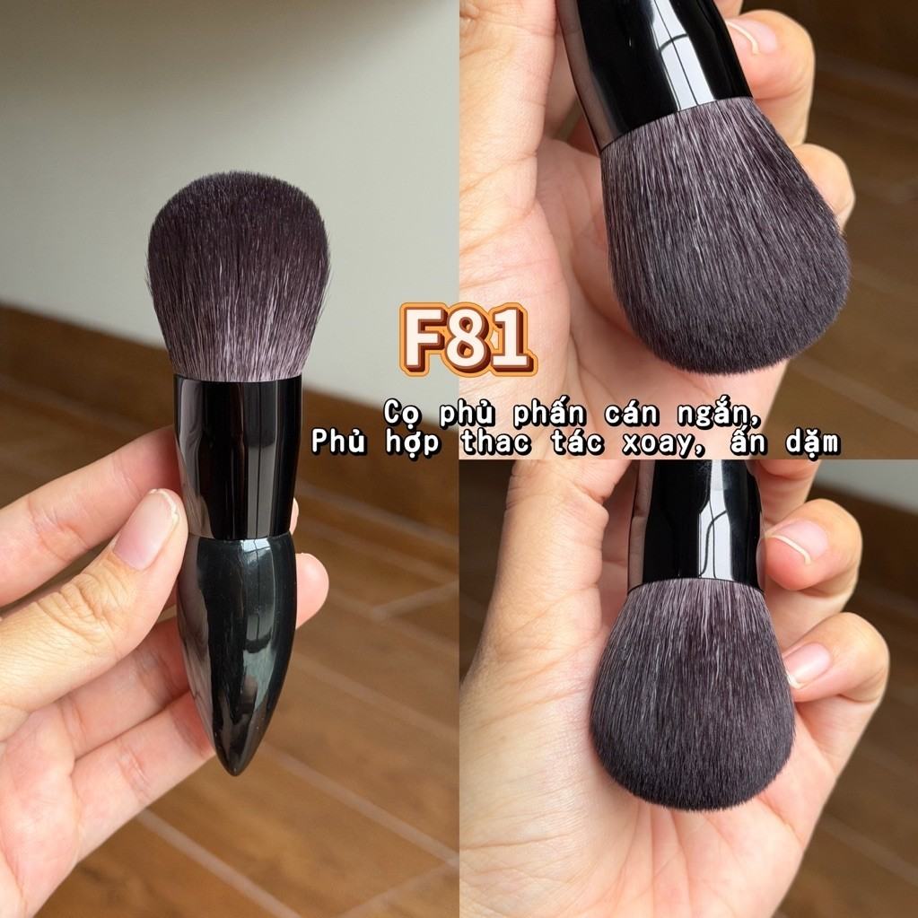 แปรงปัดแป้งทรงกลม F81
