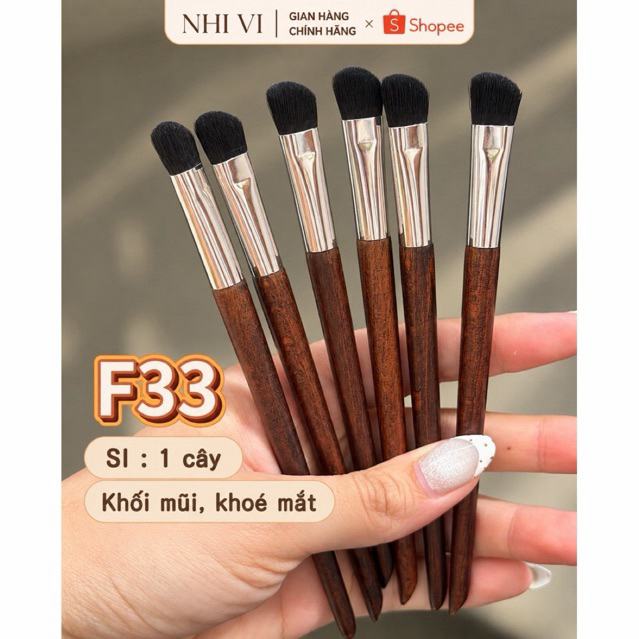 แปรง F33 เฉดดิ้งมุมจมูกและตา ใช้ได้ทั้งครีมและแป้ง