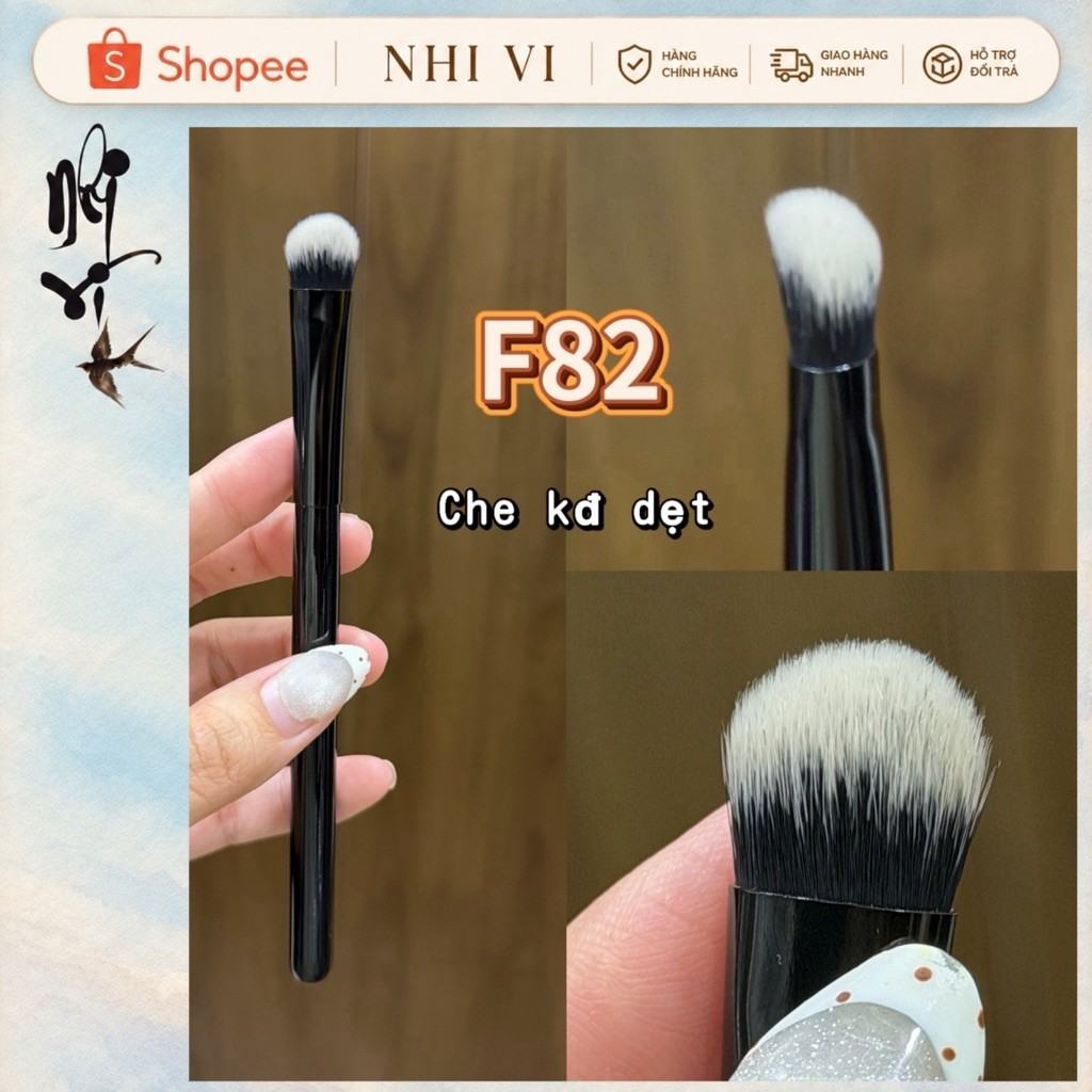 Cọ che khuyết điểm đa năng cọ Nhi Vi mã số F82