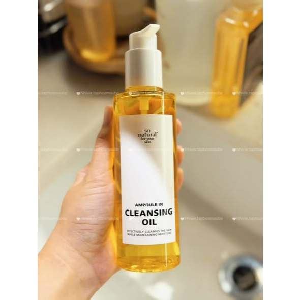 ออยล์ล้างเครื่องสำอาง So Natural 200 มล. ล้างเมคอัปง่ายและสะอาด