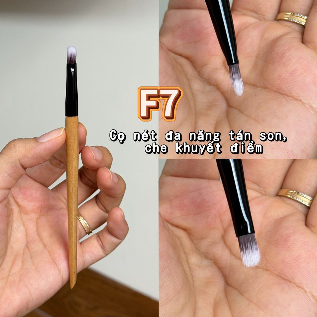 แปรงเส้นเล็ก F7 สำหรับทาลิปและคอนซีลเลอร์