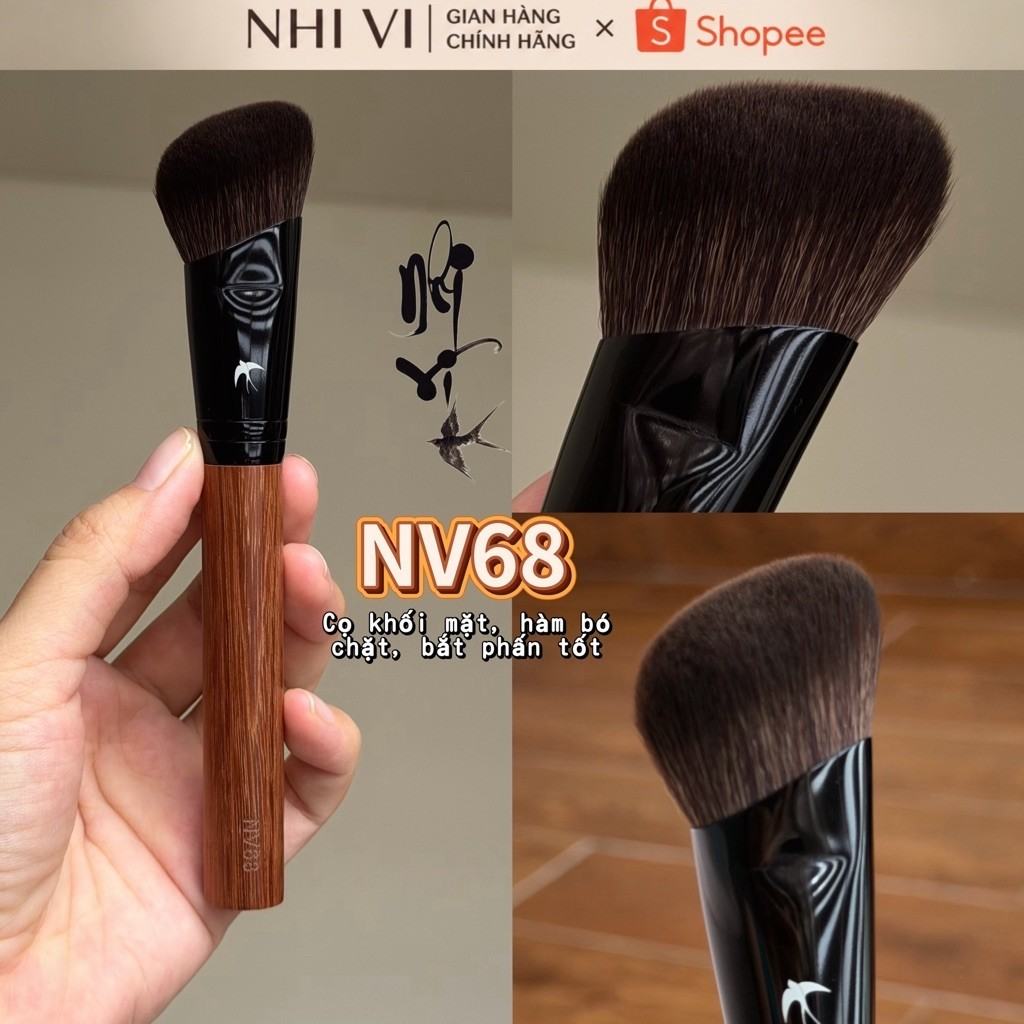 NV68 dense brush for jaw and face contouring