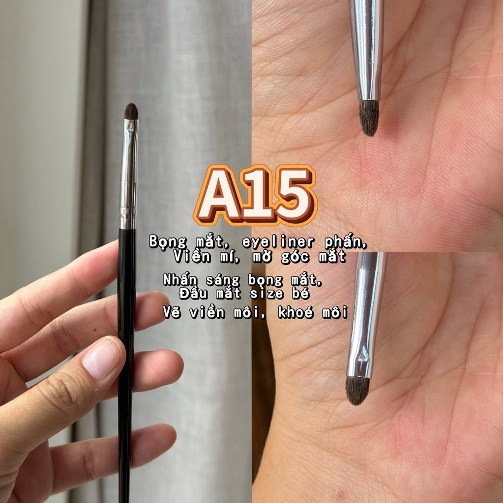 แปรงแต่งหน้าอเนกประสงค์ A15 ยาว 16 ซม.