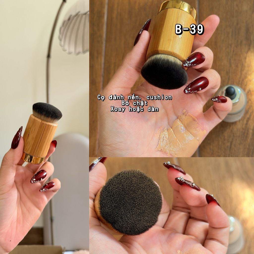 B39 dense foundation brush for swirling and blending