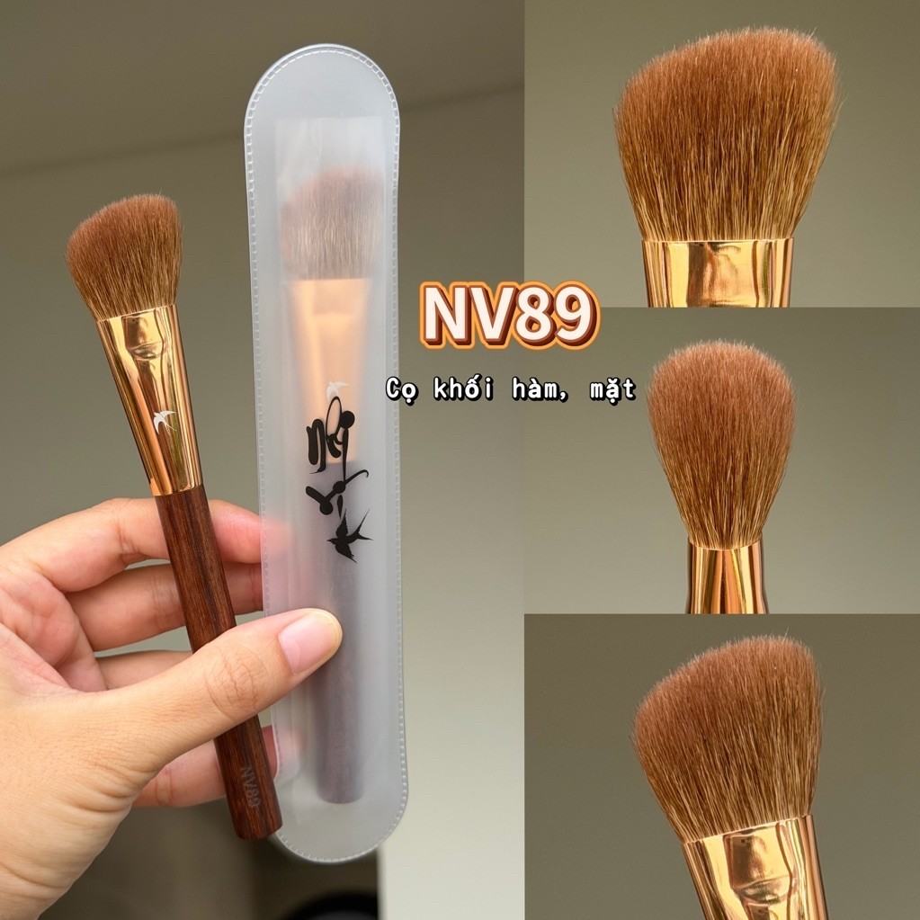 แปรงเฉดดิ้งกรามและใบหน้าทรงแบน NV89