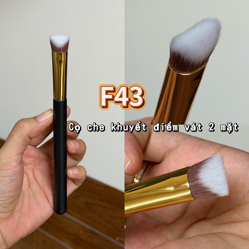 Cọ che khuyết điểm vát 2 mặt F43 - Dụng cụ trang điểm