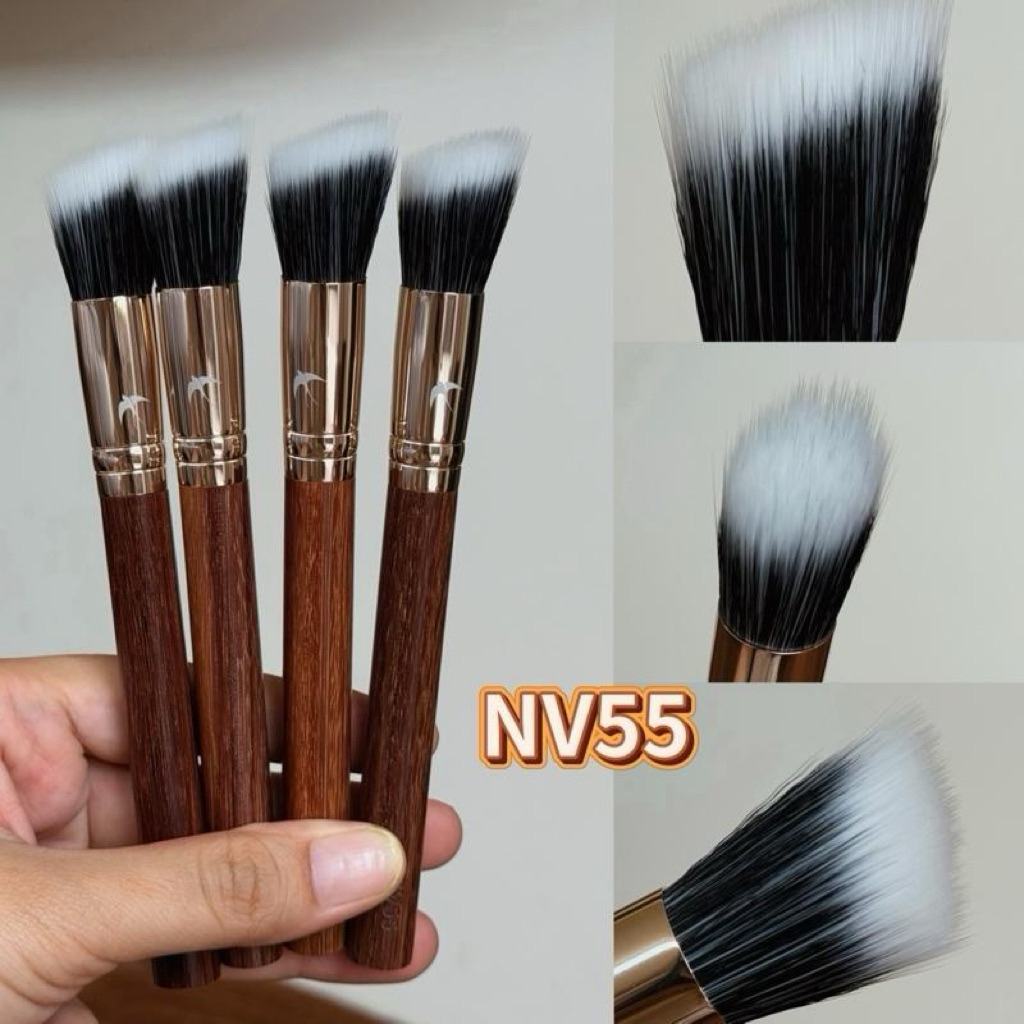แปรงอเนกประสงค์ NV55 ปัดบลัชออน เฉดดิ้ง ไพรเมอร์ และรองพื้น