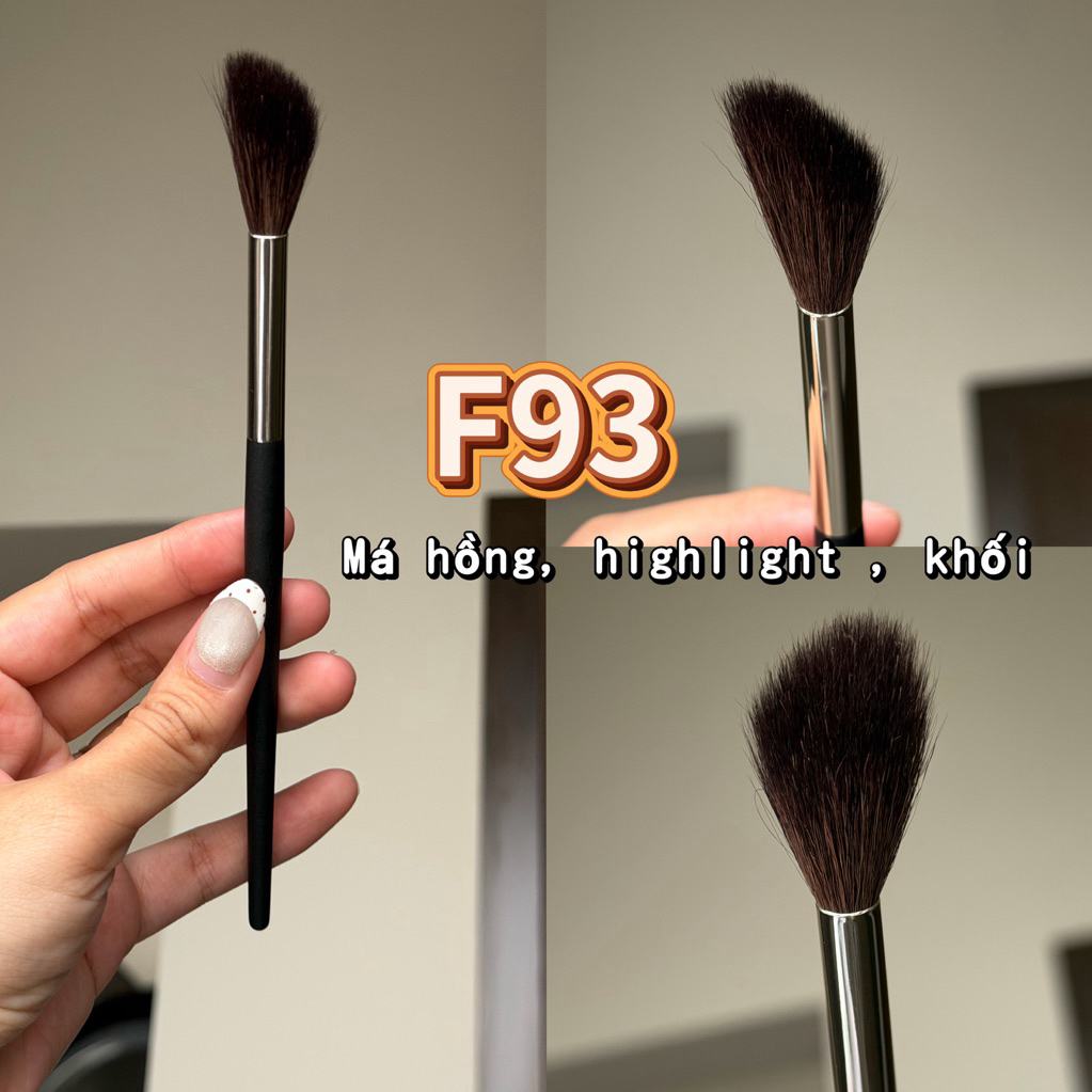 แปรงอเนกประสงค์ F93 หัวใยนุ่ม ด้ามไม้ ยาว 18.6 ซม.