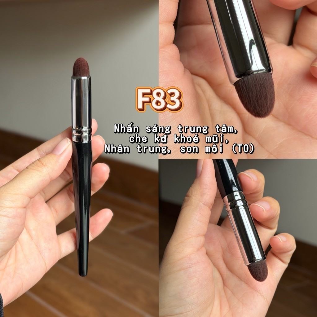 แปรง F83 สำหรับไฮไลท์กลางหน้า คอนซีลเลอร์จมูก และทาลิป
