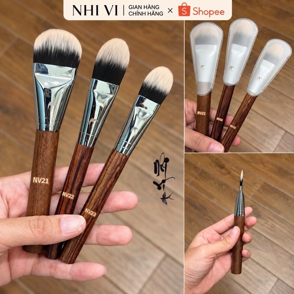 Cọ Dàn Nền Mỏng Nhi Vi Cọ NV các Mã Có Kèm Đầu Bọc Cọ