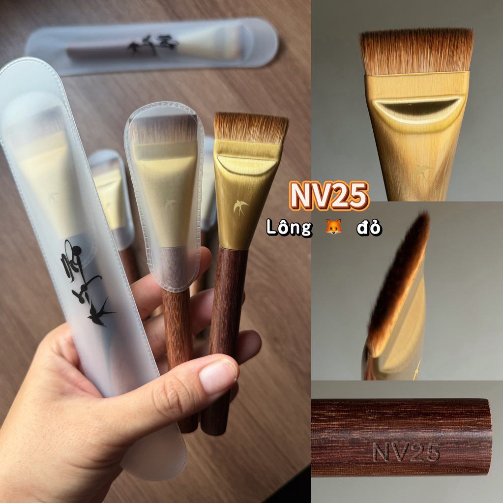 [MỚI] Cọ dàn nền lông tự nhiên cọ Nhi Vi mã số NV25
