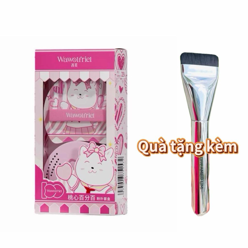 Bông Mút Đánh Nền 5 Món Siêu Mềm Mịn Chất Liệu Rubycell Bông Mút Shop NhiVi (2 bông to + 2 nhỏ che kđ + box nhựa).