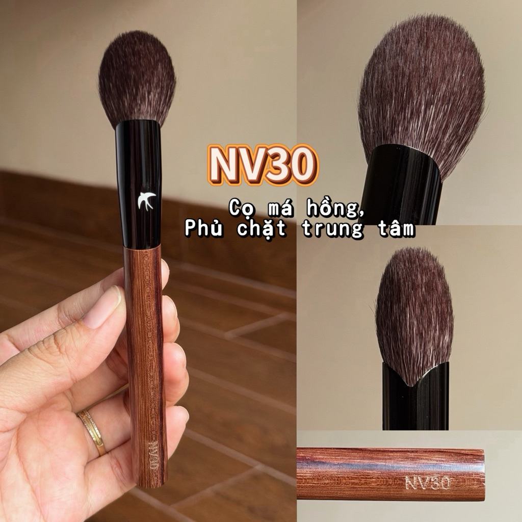 แปรงอเนกประสงค์ NV30 ขนแน่น ปัดบลัชออน ไฮไลท์ และแป้งกลางหน้า